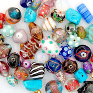 DQ glas kralen & bedels