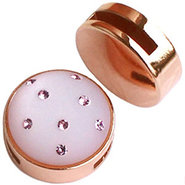 Cuoio setting / slider voor 20mm cabochon