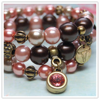 Geregen parel armbandjes