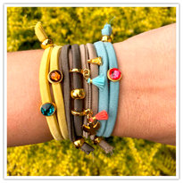 Zomerse Ibiza elastieken armbandjes
