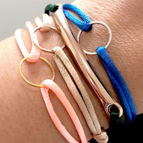 Satijnkoord armbandje