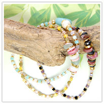 Armbandjes met glasfacet mini cube