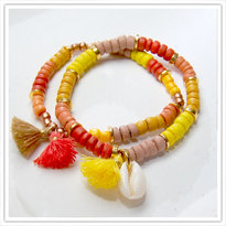 Kokos kralen armbandjes