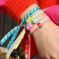 Armcandy met gummy bears en lintjes