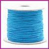 Gekleurd elastisch draad &Oslash;0,8mm per meter aqua blue