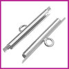 Miyuki slide end tube 20mm Antiek zilver