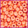 Rocailles 6/0 (4mm) neon apricot orange