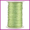Macram&eacute; draad gevlochten 1mm grasgroen