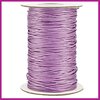 Macram&eacute; draad gevlochten 1mm sheer lilac