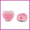 Acryl kralen hartje pink