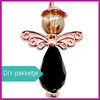 DIY pakketje geluksengel M Rosegold zwart