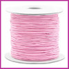 Gekleurd elastisch draad &Oslash;0,8mm per meter Light pink