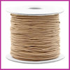 Gekleurd elastisch draad &Oslash;0,8mm per meter Taupe brown