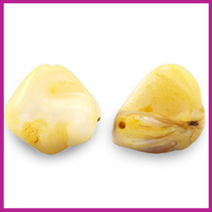 Schelp kraal nugget yellow