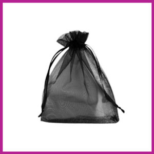 Organza zakje black