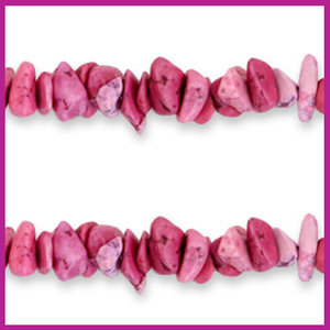 Chipstone kralen magenta  pink