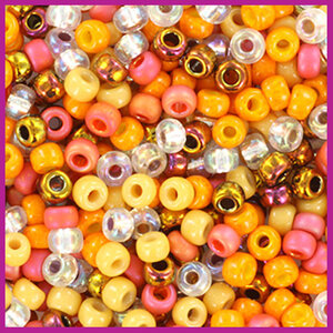 Miyuki rocailles 8/0 mix wild life 107