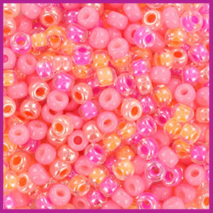 Miyuki rocailles 8/0 mix bubblegum 114