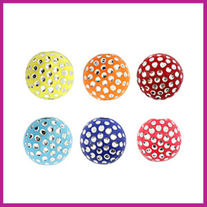 Kunststof kralenmix met strass look &Oslash;8mm