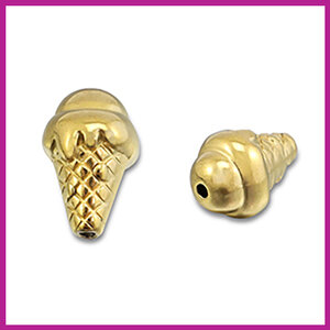 RVS stainless steel kraal ijslolly goud