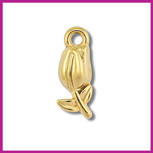 RVS stainless steel bedel tulp goud