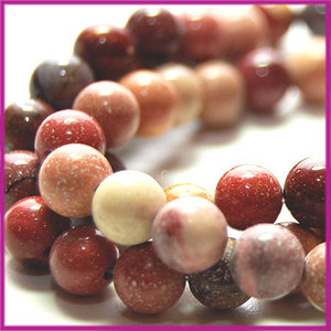 Jaspis Mookaiet rond &Oslash;6 mm