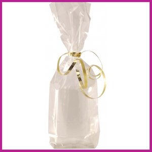 Kruisbodemzak transparant