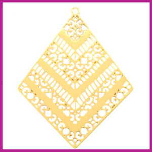 Bohemian metaal bedel ruit goud