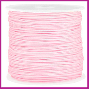 Macram&eacute; draad &Oslash;0,8mm pink