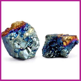 Chipstone kraal crystal quartz ocean blue AB
