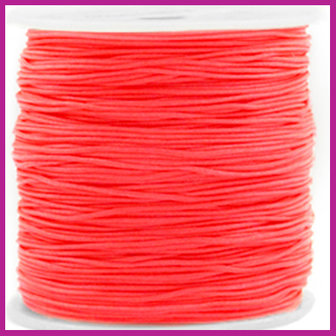 Macram&eacute; draad &Oslash;0,8mm Living coral red