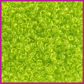 ToHo rocailles 8/0 Transparent Lemon Lime