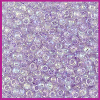 ToHo rocailles 8/0 Transparent Light Amethyst AB