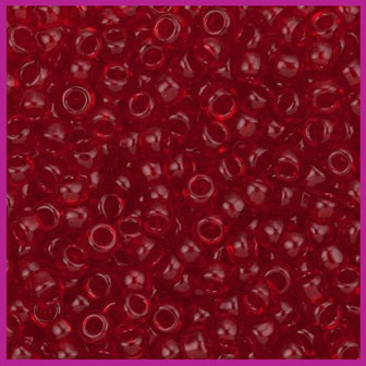 ToHo rocailles 8/0 Transparent Ruby