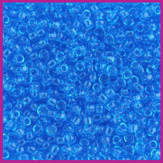 ToHo rocailles 11/0 Transparent Medium Aquamarine