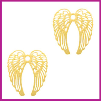 Bohemian metaal bedel angel wings goud