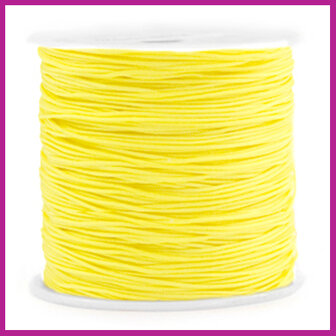Macram&eacute; draad &Oslash;0,8mm sunshine yellow