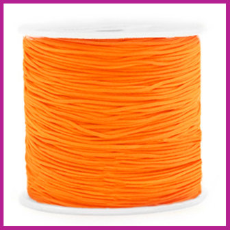 Macram&eacute; draad &Oslash;0,8mm neon orange