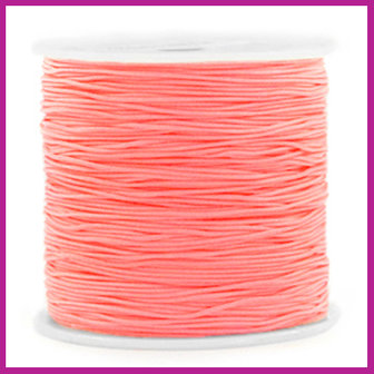 Macram&eacute; draad &Oslash;0,8mm coral pink