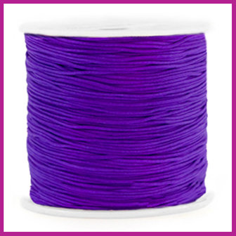 Macram&eacute; draad &Oslash;0,8mm electric purple