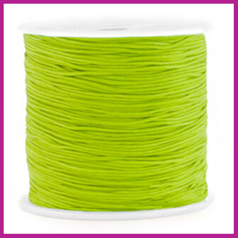 Macram&eacute; draad &Oslash;0,8mm macaw green