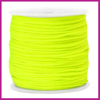 Macram&eacute; draad &Oslash;1,5mm limelight yellow green