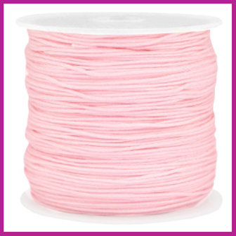 Macram&eacute; draad &Oslash;0,8mm Light pink 