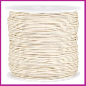 Macram&eacute; draad &Oslash;0,8mm Beige