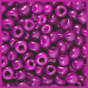Rocailles 6/0 (4mm) Cassis purple