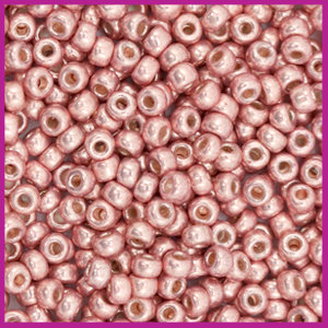 Miyuki rocailles 8/0 Duracoat galvanized dark coral pink 4209