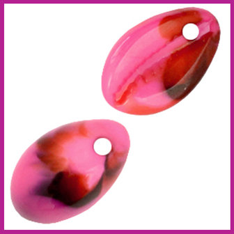 Resin hanger kauri schelp Azalea pink