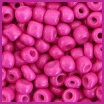 Rocailles 6/0 (4mm) Cerise pink