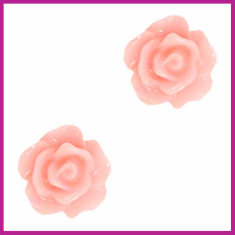 Roosje kraal 10mm bridal rose