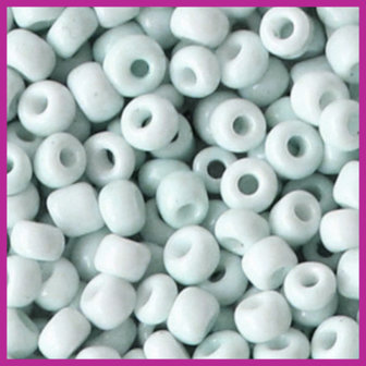 Rocailles 6/0 (4mm) Light blue grey